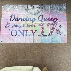 Colorful Dancing Queen Banner